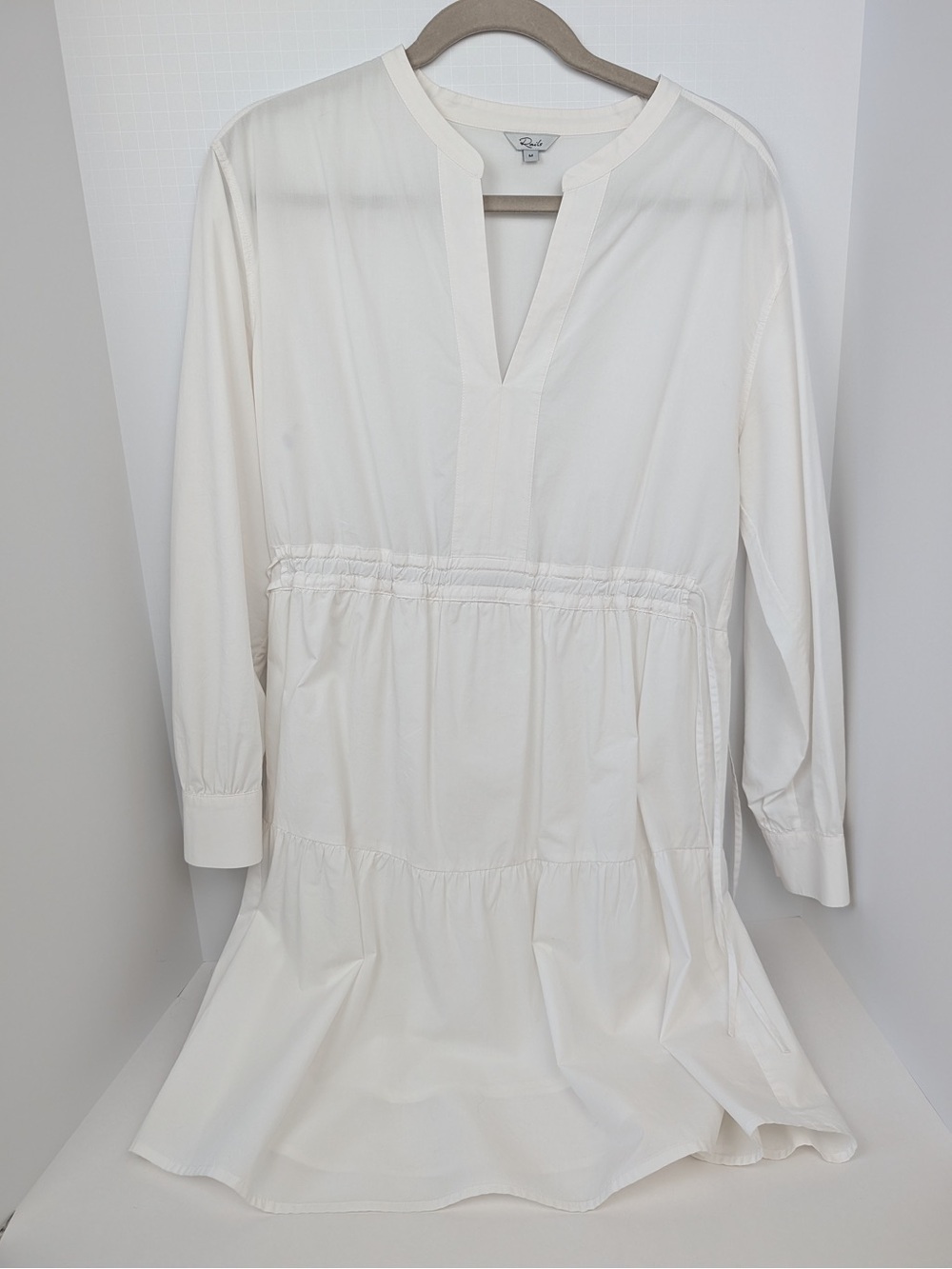 Rails Ivy White Cotton Tencel Mini Dress